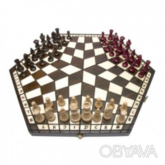 Производитель:Madon (Польша) Шахматы тройные большие очень увлекательная игра, к. . фото 1