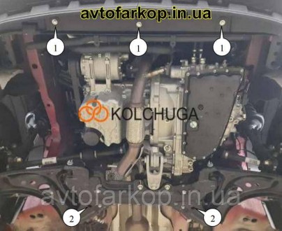 Защита двигателя, КПП для автомобиля:
Chery Tiggo 2 Pro (2021-) Кольчуга
Защищае. . фото 4