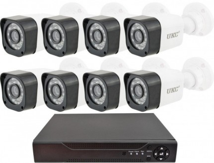 Описание Комплекта видеонаблюдения UKC D001-8CH Full HD набор на 8 камер 5690
Ко. . фото 2