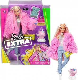  
Кукла Барби Экстра Модница в розовом пальто Оригинал
 
Кукла одета в пушистый,. . фото 8