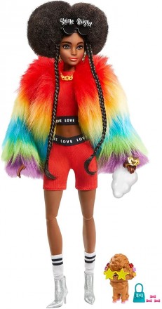  
Кукла Барби Афроамериканка Экстра в радужном манто Оригинал
 
Куклы Барби Экст. . фото 3