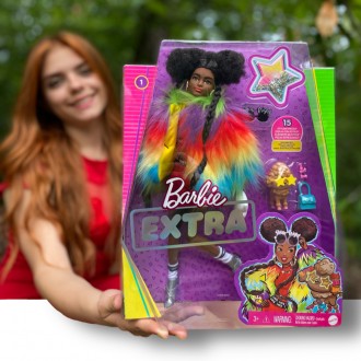  
Кукла Барби Афроамериканка Экстра в радужном манто Оригинал
 
Куклы Барби Экст. . фото 2