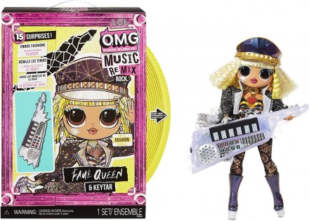 Игровой набор с куклой L.O.L. Surprise O.M.G. Remix Rock - Королева сцены
 
Встр. . фото 3