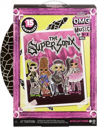 Игровой набор с куклой L.O.L. Surprise O.M.G. Remix Rock - Королева сцены
 
Встр. . фото 5