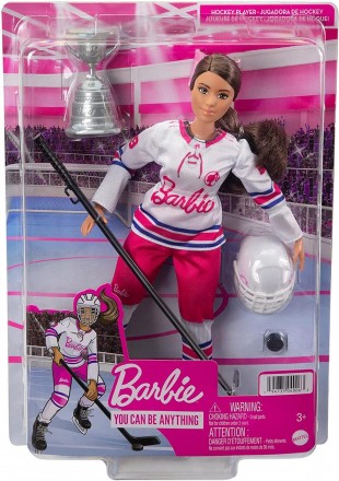  
Кукла Барби Хоккеистка Оригинал Barbie Winter Sports Hockey Player Brunette
 
. . фото 7