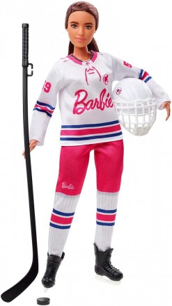  
Кукла Барби Хоккеистка Оригинал Barbie Winter Sports Hockey Player Brunette
 
. . фото 3