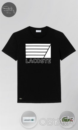 Lacoste Classic T-Shirt
•Стильна класична футболка з матеріалу преміум-класу.
•В. . фото 1