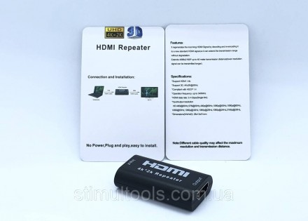 Наличие и цвет уточняйте у менеджера!
Описание:
Конвертер HDMI Repeater 4k*2k F/. . фото 2