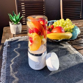 Портативний блендер Ziz для ваших смачних коктейлів з фруктів! У ньому скляна ча. . фото 6