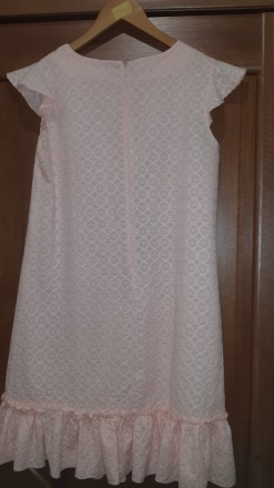 Продам нежно-розовое платье из хлопка. б/у. Размер 48-50.. . фото 4