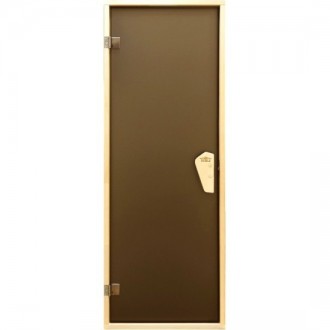 Стеклянная дверь для бани и сауны Tesli Briz Sateen RS 700х1900 мм закаленное ст. . фото 2