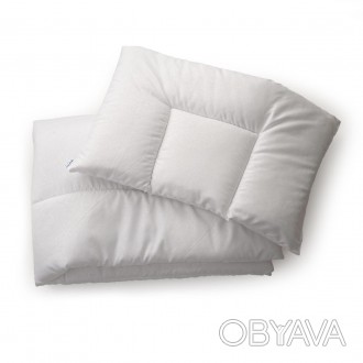 Одеяло и подушка Twins white 120х90 силикон для детской постели обеспечит малышу. . фото 1