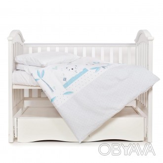 Детское хлопковое постельное белье в кроватку Twins Eco Line, Koala, 3 элемента,