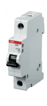 Автоматический выключатель АВВ S201 1p C4 цена 150гривен за шт. (в наличии 4 шт.. . фото 2