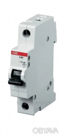 Автоматический выключатель АВВ S201 1p C4 цена 150гривен за шт. (в наличии 4 шт.. . фото 1