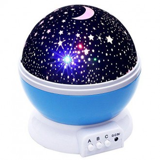  Ночник шар проектор звездное небо Star Master Dream QDP01 Blue Круглый вращающи. . фото 2
