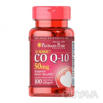 
 
Puritan's Pride Q-SORB™ Co Q-10 50 mg - концентрация важного вещества коэнзим. . фото 1