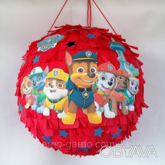 Пиньята щенячий патруль paw patrol піната бумажная для праздника Щенячий патруль. . фото 1