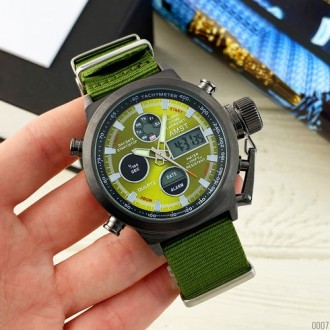 Часы AMST 3003 Black-Green Green Wristband 
Отправка по всей Украине "новой почт. . фото 3
