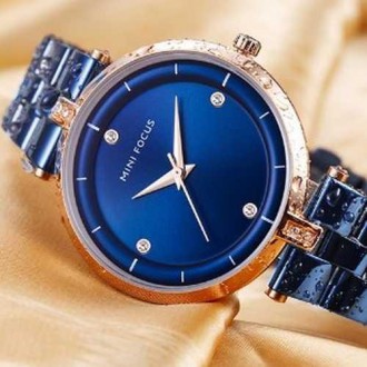 Часы Mini Focus MF0120L Blue-Cuprum Diamonds 
Отправка по всей Украине "новой по. . фото 3