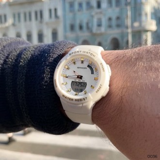 Часы Sanda 6005 White-Gold 
Отправка по всей Украине "новой почтой"
 Очень удобн. . фото 5