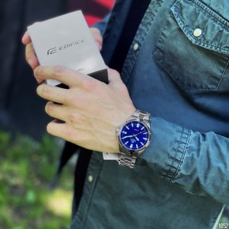 Часы Casio EFV-100D-2AVUEF Silver-Blue 
Отправка по всей Украине "новой почтой"
. . фото 3