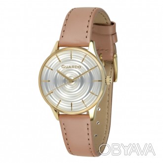 Часы Guardo B01253(1)-3 Brown-Gold-White 
Отправка по всей Украине "новой почтой. . фото 1