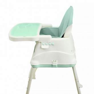 Детский стульчик для кормления Bestbaby SK-002 Aquamarine. . фото 6