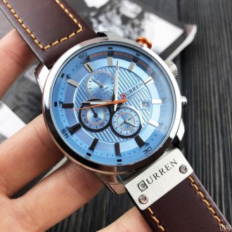 Часы Curren 8291 Silver-Blue. . фото 5