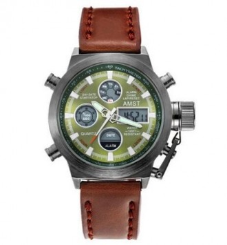 Часы AMST 3003A Black-Green Brown Wristband 
Отправка по всей Украине "новой поч. . фото 2