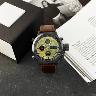 Часы AMST 3003A Black-Green Brown Wristband 
Отправка по всей Украине "новой поч. . фото 6