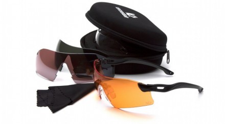 Защитные очки Drop Zone от Venture Gear (США) В комплекте 4 линзы разных цветов:. . фото 2