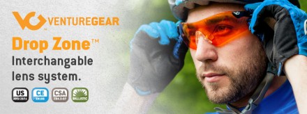 Защитные очки Drop Zone от Venture Gear (США) В комплекте 4 линзы разных цветов:. . фото 7