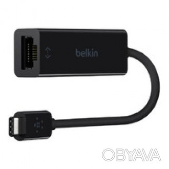 Адаптер Belkin USB-C™ to Gigabit Ethernet Black для MacBook (2016) предост. . фото 1