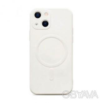 Силиконовый чехол iLoungeMax Silicone Case MagSafe White для iPhone 13 — з. . фото 1