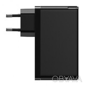 Зарядное устройство Baseus GaN Mini 120W (2xType-C, USB; Cable USB-C to USB-C) 5. . фото 1