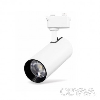 Світильник трековий Graceful light 30W білий – це освітлювальний пристрій, що ві. . фото 1