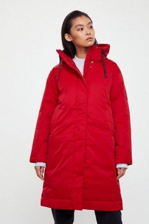 Длинная зимняя куртка от финского бренда Finn Flare. Оптимальная длинна до изгиб. . фото 2