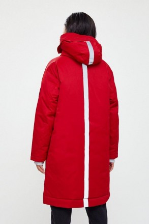 Длинная зимняя куртка от финского бренда Finn Flare. Оптимальная длинна до изгиб. . фото 5