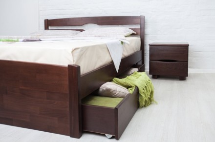 Созданная для просторной спальни, кровать Лика Люкс с ящиками имеет современный . . фото 3
