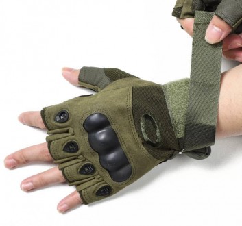 Тактические перчатки с закрытыми пальцами и усиленным протектором привлекают вни. . фото 4