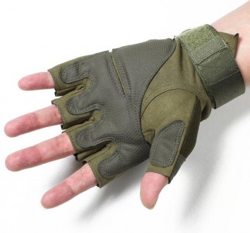 Тактические перчатки с закрытыми пальцами и усиленным протектором привлекают вни. . фото 3