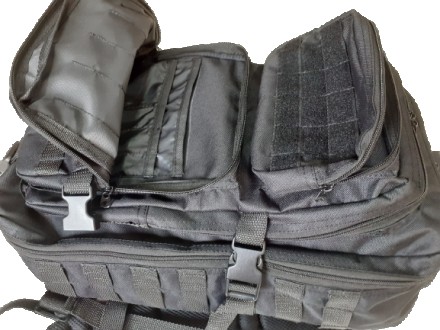 Рюкзак  тактический  изготовлен из прочной сумочной ткани. Оснащен системой Молл. . фото 4