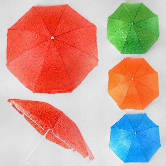 Зонт пляжный С 36390 4 цвета, d=150см, длина 180см 
 
Отправка данного товара пр. . фото 2