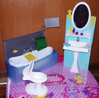 Кукольная мебель Глория Gloria 2820 Фантастическая ванная Леди
Комплектация :
	в. . фото 8