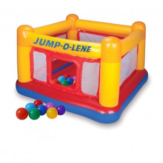 Надувний батут Intex 48260-1 "Jump-O-Lene", 174 х 174 х 112 см, з кульками 10 шт. Харьков. фото 1 Надувний батут Intex 48260-1 "Jump-O-Lene", 174 х 174 х 112 см, з кульками 10 шт. Харьков. фото 1