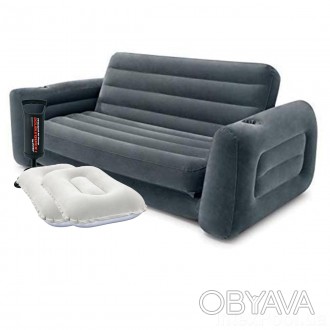 Технічні характеристики товару "Надувний диван Intex 66552-2, 203 х 224 х 66 см,. . фото 1