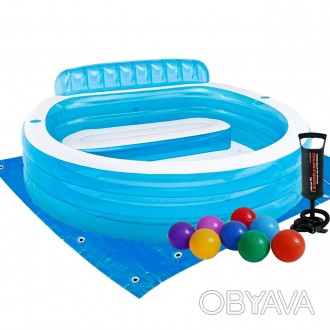 Технічні характеристики товару "Дитячий надувний басейн Intex 57190-2 «Сімейний». . фото 1
