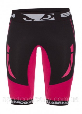 Компрессионные шорты женские Bad Boy Compression Shorts Black/Pink
Компрессионны. . фото 2