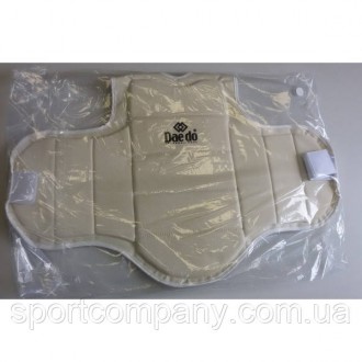 Защита корпуса для каратэ Daedo KPRO 2020 белый жилет тренировочный защитный гру. . фото 4